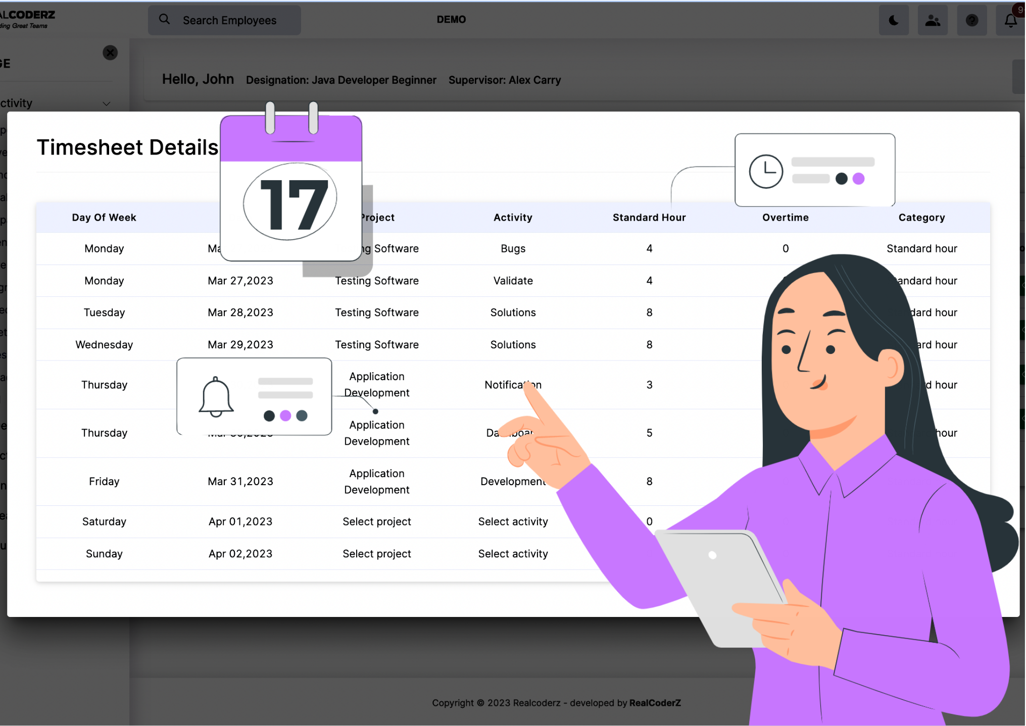 Time and Attendance with skillaHR Platform